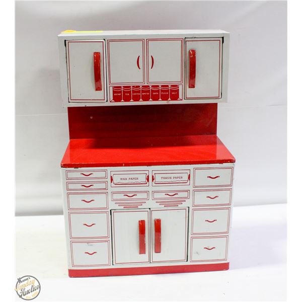 VINTAGE 1950'S TIN KITCHEN 11"X6.5"X14"