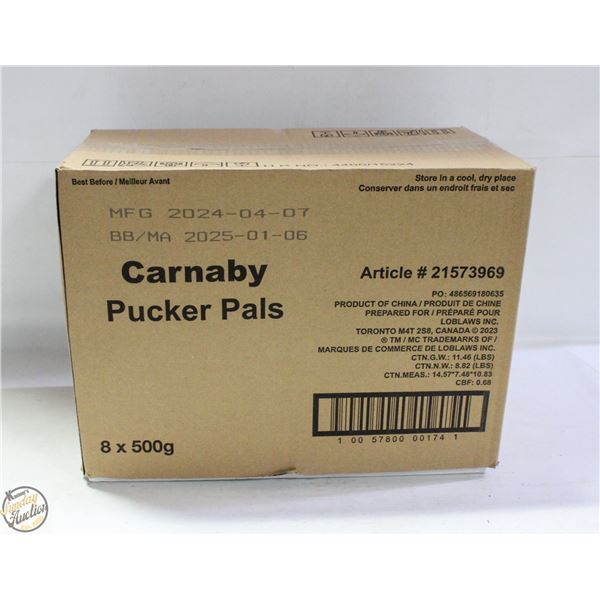 CARNABY PUCKER PALS SOUR GUMMIE CANDY