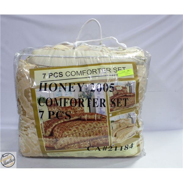 7 PCS COMFORTER SET QUEEN