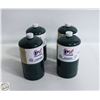 LOT OF 4 MINI GREEN PROPANE TANKS