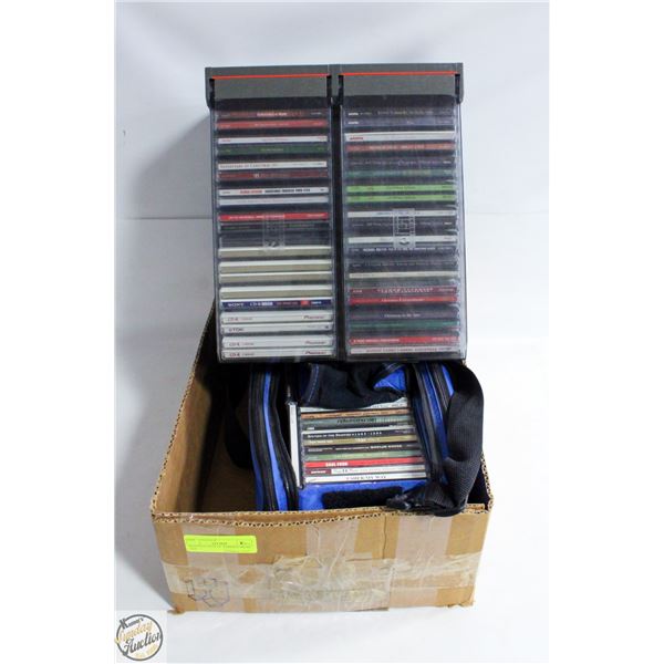 DJ ESTATE BOX OF VARIOUS MUSIC CDS