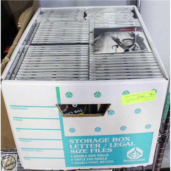 DJ ESTATE BOX OF VARIOUS MUSIC CDS