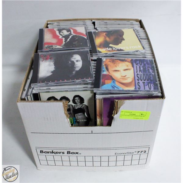 DJ ESTATE BOX OF VARIOUS MUSIC CDS