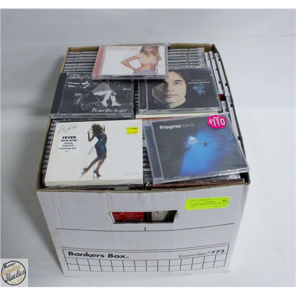 DJ ESTATE BOX OF VARIOUS MUSIC CDS