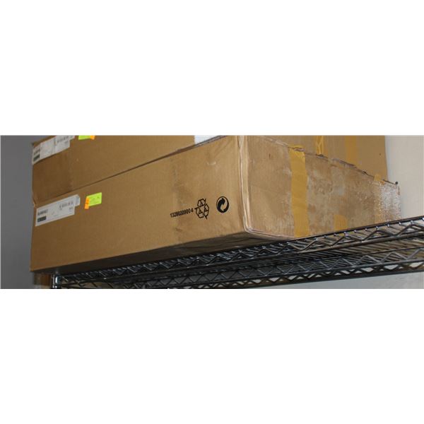 IKEA PRESSED WOOD & UPHOLSTERED CHAIR RED NEW