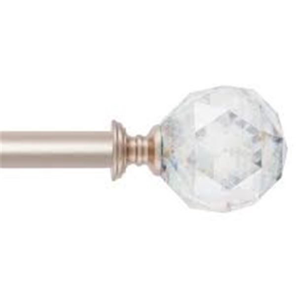 BRAND NEW COQUILLES 3/4" ADJUSTABLE CURTAIN ROD