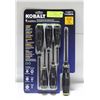 Image 1 : NEW KOBALT 6PC DIAMOND COATED TIP SCREWDRIVER SET