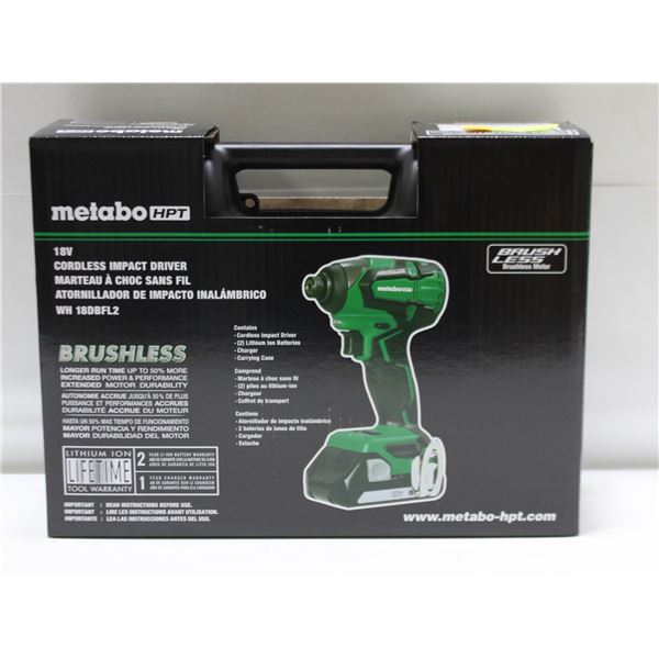BRAND NEW METABO HPT 18VOLT CORDLESS IMPACT DRIVER