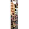 VINTAGE BRASS FLOOR LAMP H-57.5"