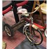 Image 1 : ANTIQUE RED LINE TRICYCLE-ESTATE