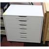 6 DRAWERS WHITE CABINET H-26" W-19" L-26.5"