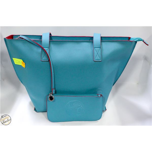 ESTATE NATIVE NORTHWEST TURQUOISE TOTE