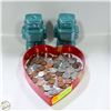 Image 1 : ESTATE VINTAGE COINAGE 1990S+OLDER+2 ROBOT COIN-