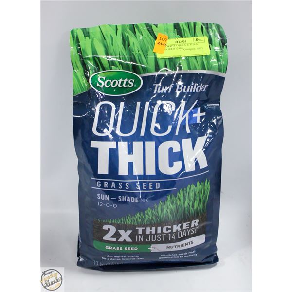 1.2 KG SCOTTS QUICK & THICK GRASS SEED 12-0-0