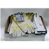 FLAT OF NEW ASSORTED SIZE M WORK GLOVES