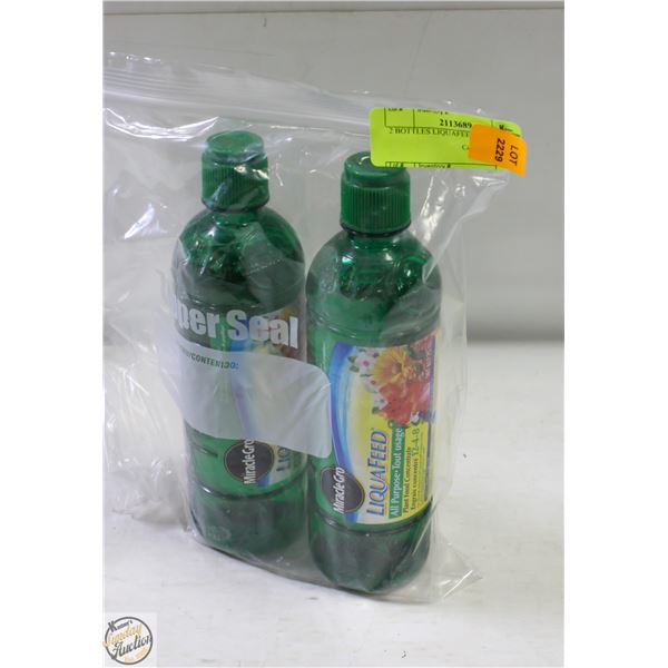 2 BOTTLES LIQUAFEED