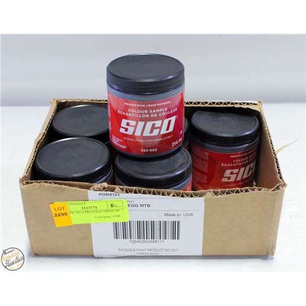 NEW 6PK SICO PRESTIGE MEDIUM BASE