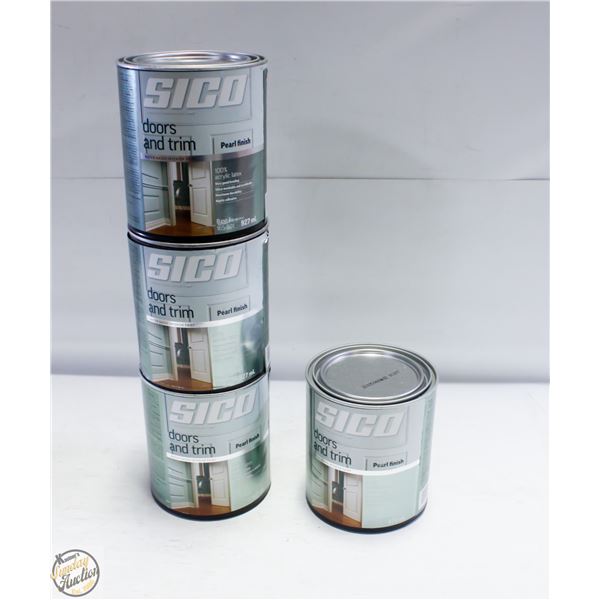 NEW 3PK SICO PEARL FINISH DOORS &