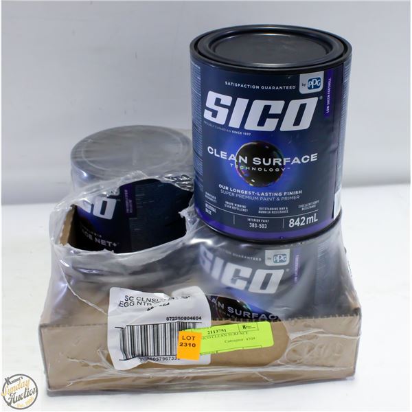 NEW 4PK SICO CLEAN SURFACE