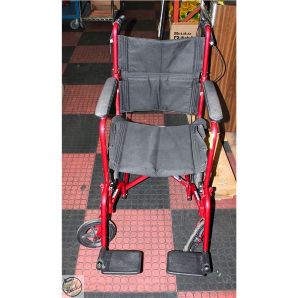 WHEELCHAIR EXPEDITION X SERIES WITH FOOT RESTS