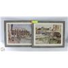 Image 1 : PAIR OF 11.5X14IN. FRAMED VINTAGE FORT EDMONTON