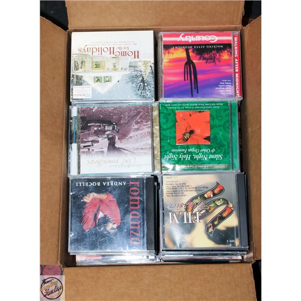 ASSORTED VINTAGE MUSIC CDS