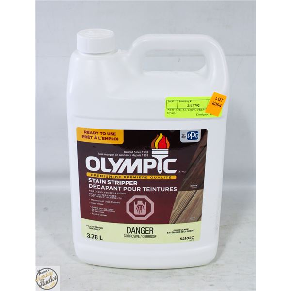 NEW 3.78L OLYMPIC PREMIUM STAIN
