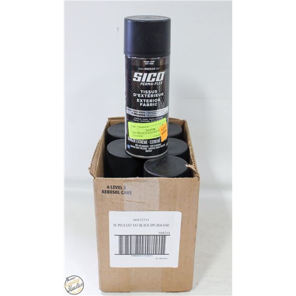 NEW 6PK BLACK GLOSS SICO EXTERIOR