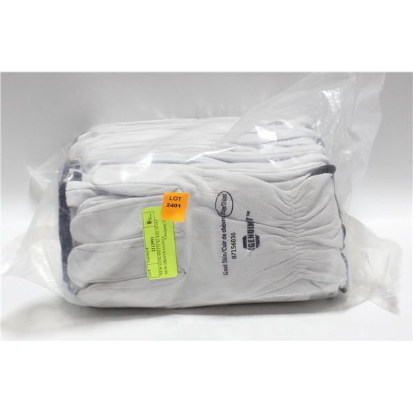 NEW GENUINEFIT SZ XXL GOAT SKIN DRIVER GLOVES