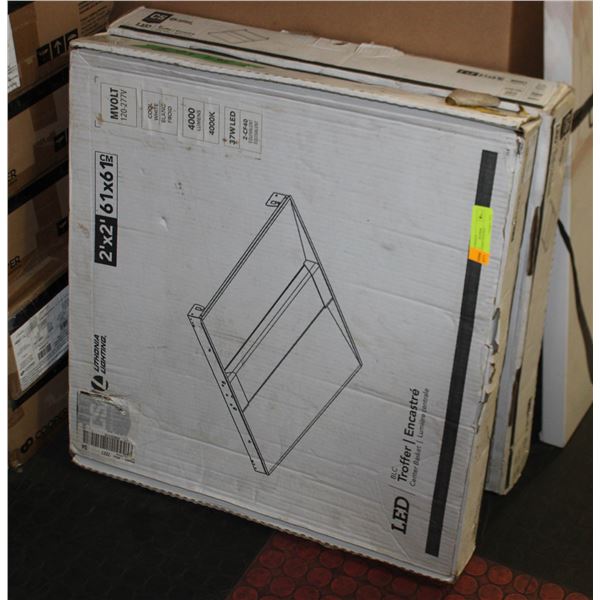 2 LED LIGHT FIXTURES