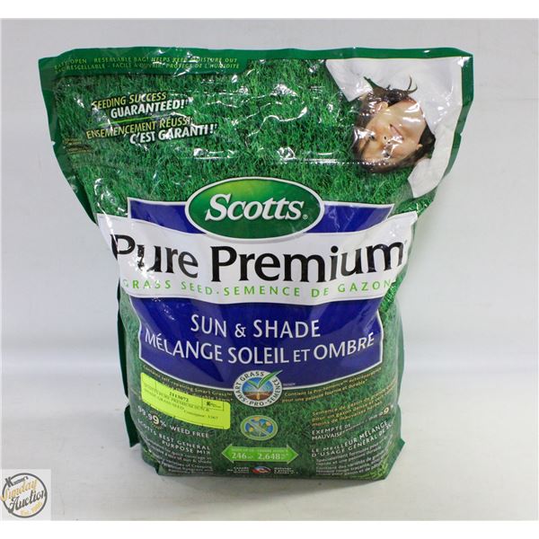 SCOTTS PURE PREMIUM SUN & SHADE GRASS SEED