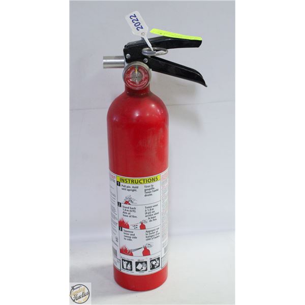 FULLY CHARGED, CERTIFIED 2023, FIRE EXTINGUISHER