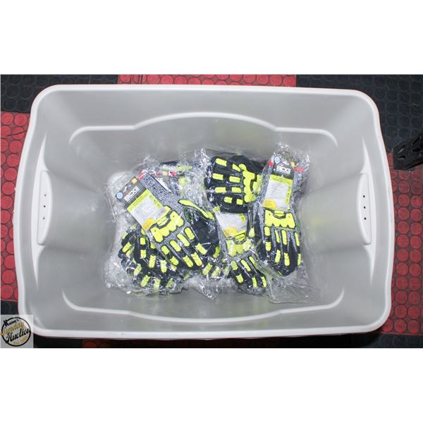 TOTE OF NEW BDG SIZE SMALL WINTER LINED CUT