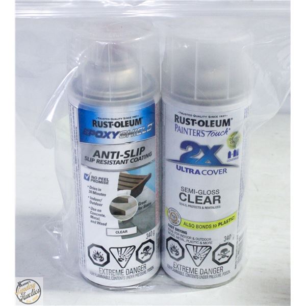 2PK OF RUSTOLEUM PAINT