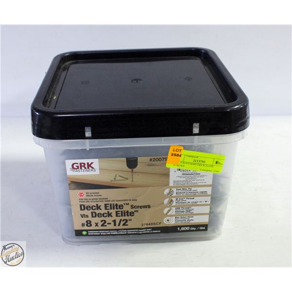 GRK FASTENERS DECK ELITE SCREWS