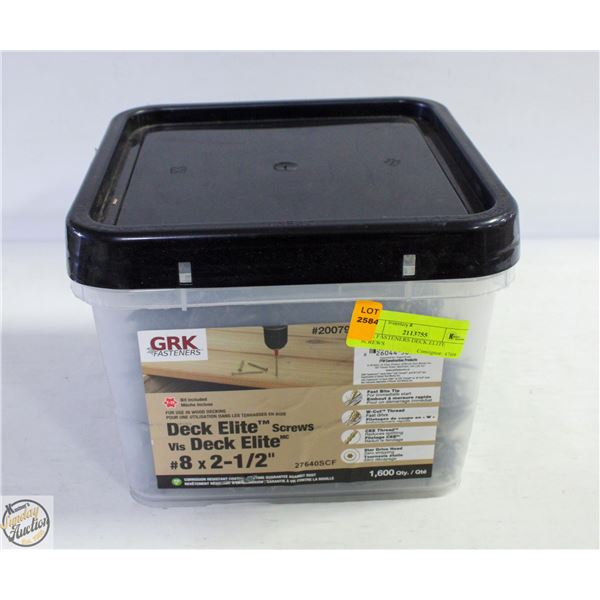 GRK FASTENERS DECK ELITE SCREWS