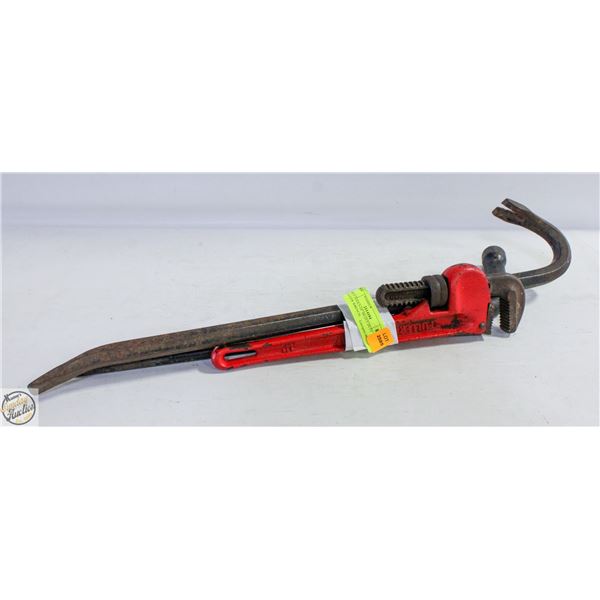 3PCS TOOLS-14" HEAVY DUTY FULLER WRENCH,