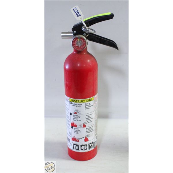 FULLY CHARGED, CERTIFIED 2023, FIRE EXTINGUISHER