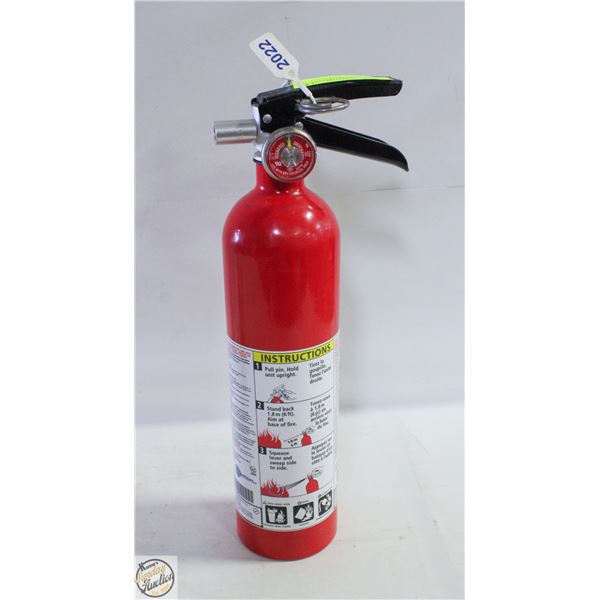 FULLY CHARGED, CERTIFIED 2023, FIRE EXTINGUISHER