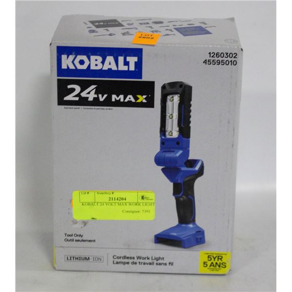 KOBALT 24 VOLT MAX WORK LIGHT