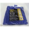 SHOPRO 8FT X 10FT UTILITY TARP - BLUE