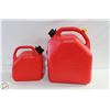 LOT OF RED FUEL CANS