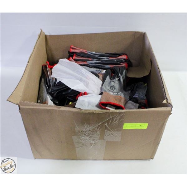 ASSORTED WORK GLOVES VARIOUS SIZES