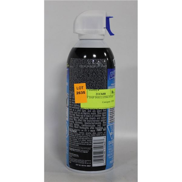 CAN OF DAP INSULATING FOAM