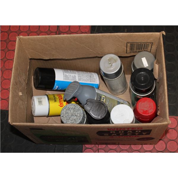LOT OF SPRAY PAINT