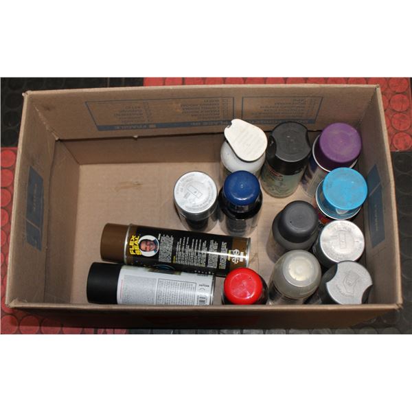 LOT OF SPRAY PAINT