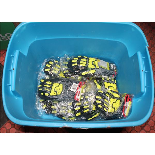 TOTE OF NEW BDG SIZE SMALL WINTER LINED CUT