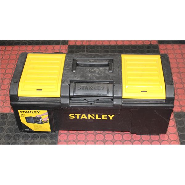 LARGE STANLEY PLASTIC TOOLBOX