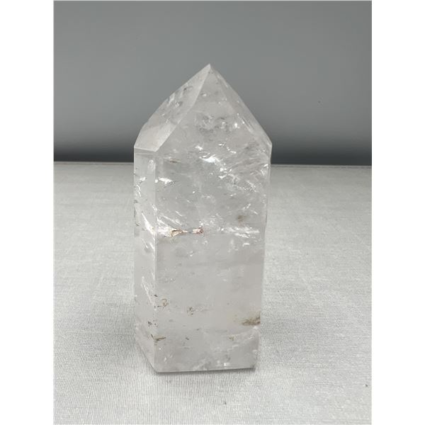 3 inch Clear Quartz Tower