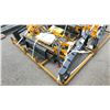 Image 1 : GIYI GY-D680 BLACK / YELLOW INDUSTRIAL HYDRAULIC SKID STEER PILE HAMMER ATTACHMENT WITH TOOLING